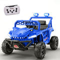12V Ride On Cars for Kids, Kids Ride on Toys with Remote Control, Dinosaur Kids UTV Cars, 4 Wheel Suspension Electric Vehicle with Bluetooth, Music, LED, Ideal Gift for Boys Girls 2-4